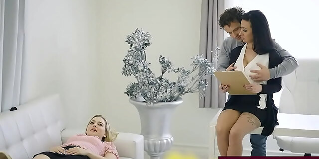 big tits,blowjob,boobs,doctor,fetish,hardcore,milf,orgasm,reverse cowgirl,sex,teen,threesome