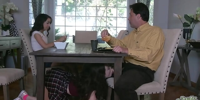 big cock,blowjob,brunette,college,deepthroat,familystrokes,handjob,kitchen,masturbation,teen,watching